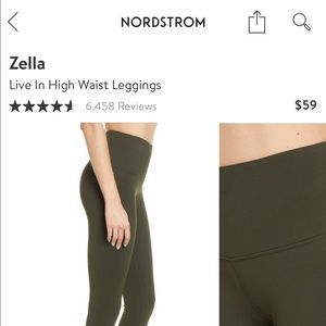 3 pairs - Zella High Waist Leggings